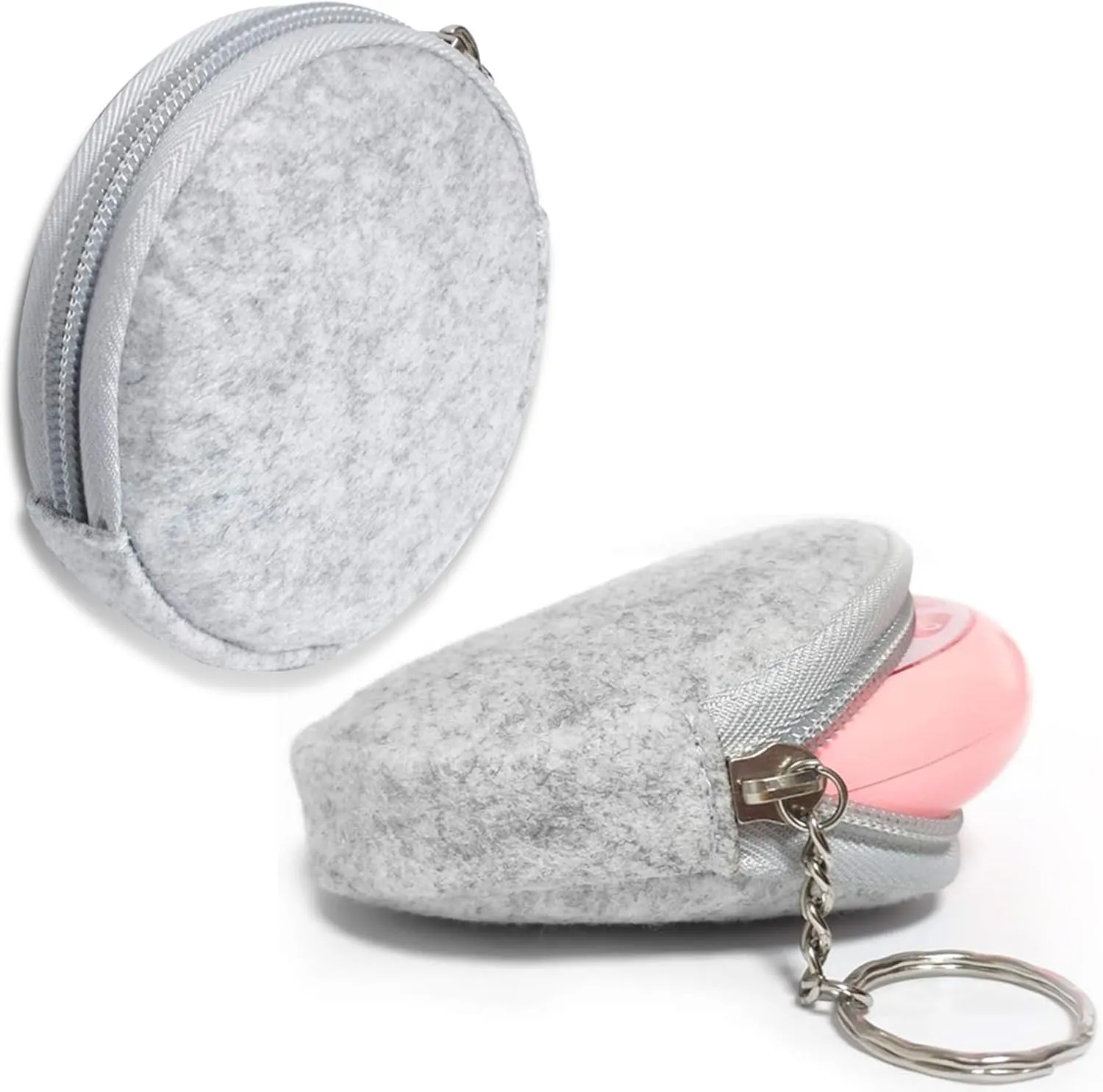 6PCS Weekly Pill Organizer 6PCS 7 Day 3 Times a Day INVODA Large Daily Pill Cases for Pills Vitamin Fish Oil Supplements Container (Group Light Grey Bag 3PCS)