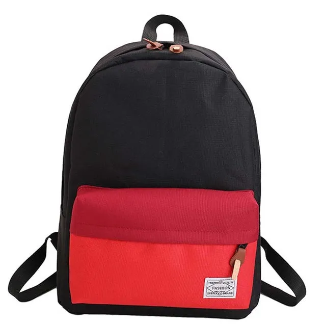 Canvas Dot Printing Backpack
