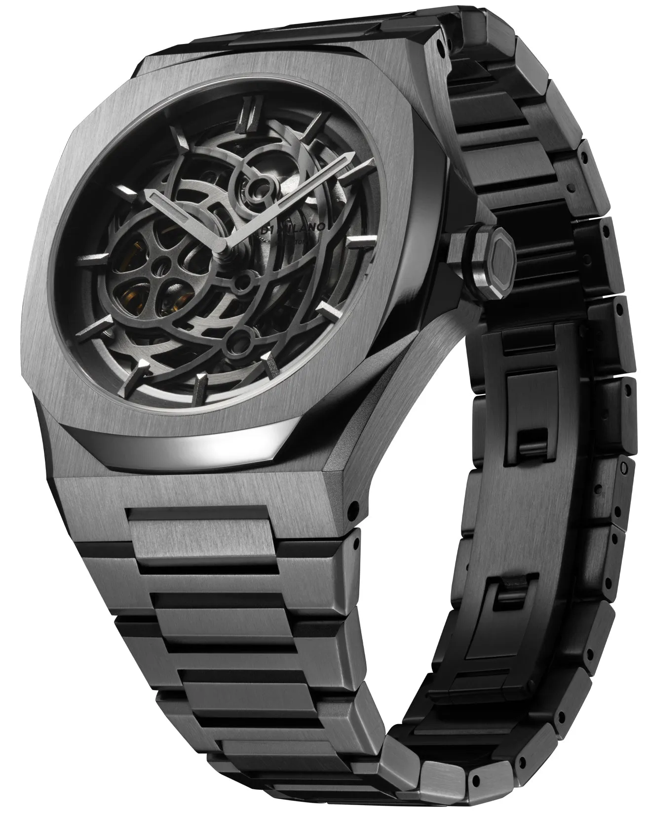D1M Watch Skeleton Gun Metal