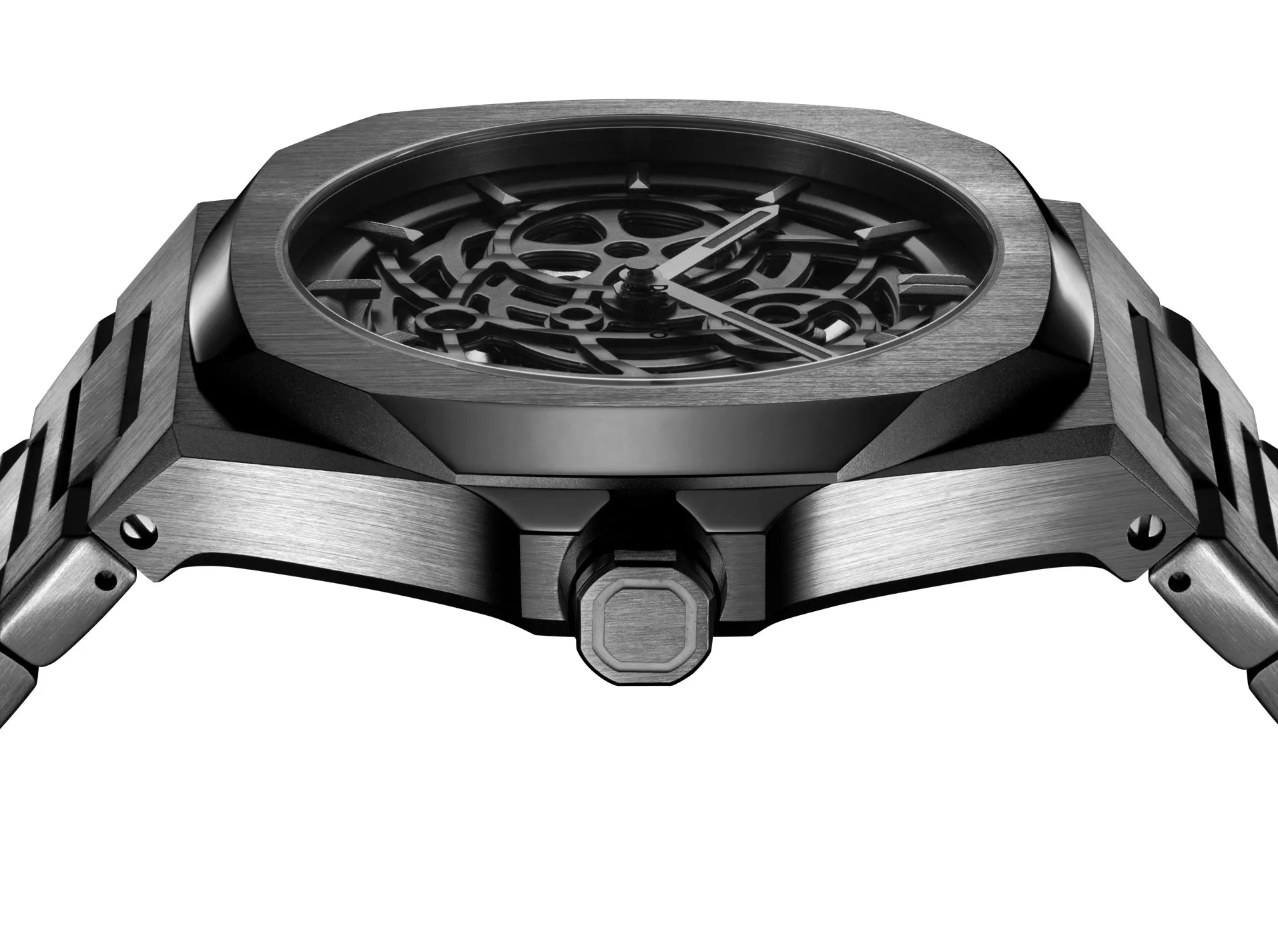 D1M Watch Skeleton Gun Metal