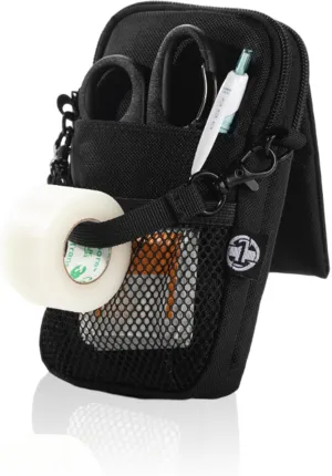 First Lifesaver Nurse Fanny Pack Pocket Organizer for Nurses, Nursing Students | Traveling Waist Pack | Water-Resistant & Magnetic Closur