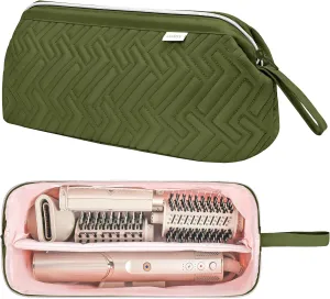 Leudes Hair Tools Travel Bag for Shark Flexstyle Carrying Case Portable Shark Hair Air Wrap Dryer Case Waterproof Dustproof Flat Curling Iron Travel Organizer