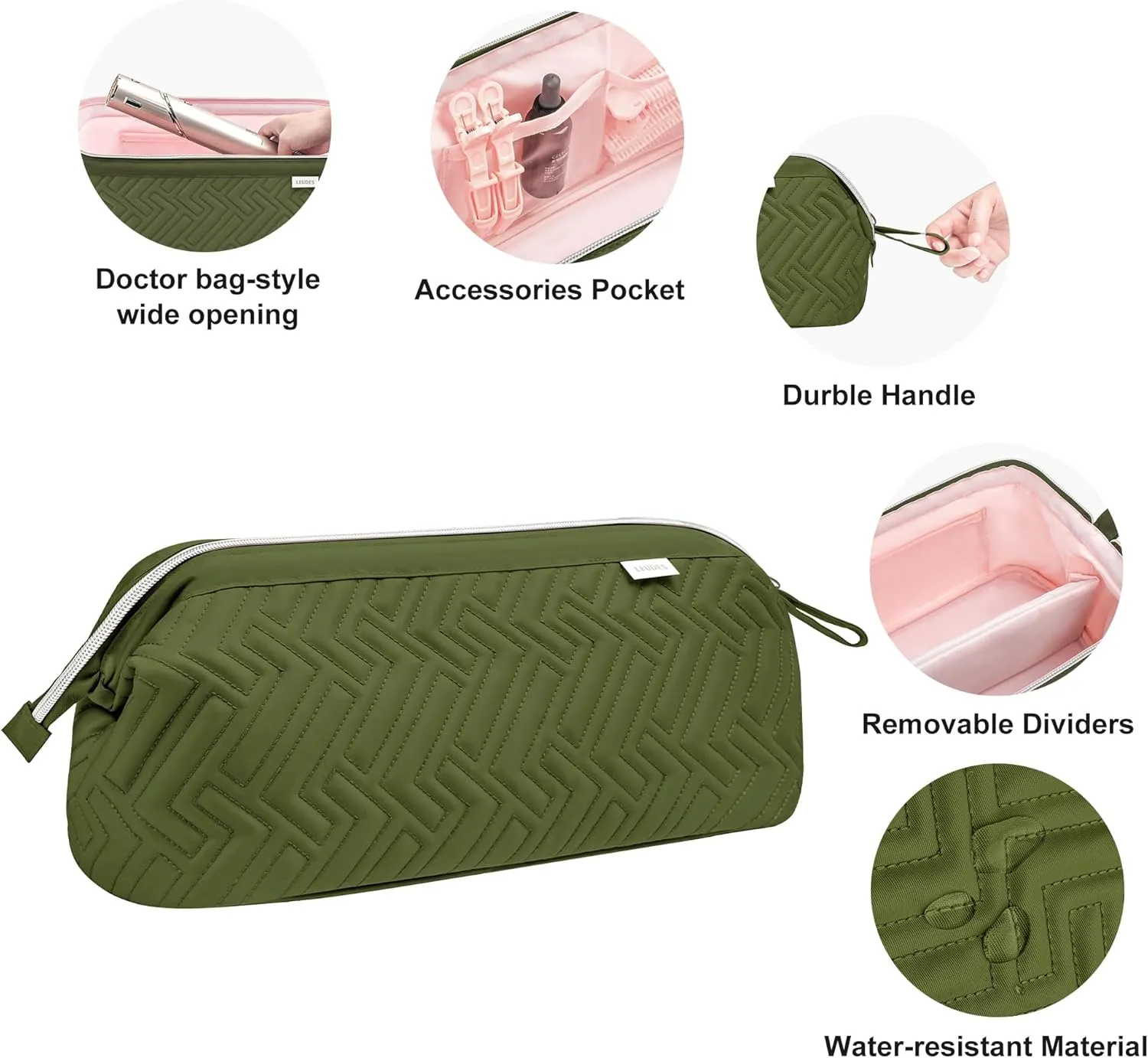 Leudes Hair Tools Travel Bag for Shark Flexstyle Carrying Case Portable Shark Hair Air Wrap Dryer Case Waterproof Dustproof Flat Curling Iron Travel Organizer