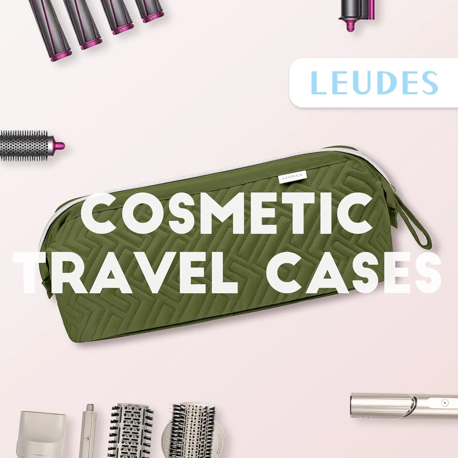 Leudes Hair Tools Travel Bag for Shark Flexstyle Carrying Case Portable Shark Hair Air Wrap Dryer Case Waterproof Dustproof Flat Curling Iron Travel Organizer