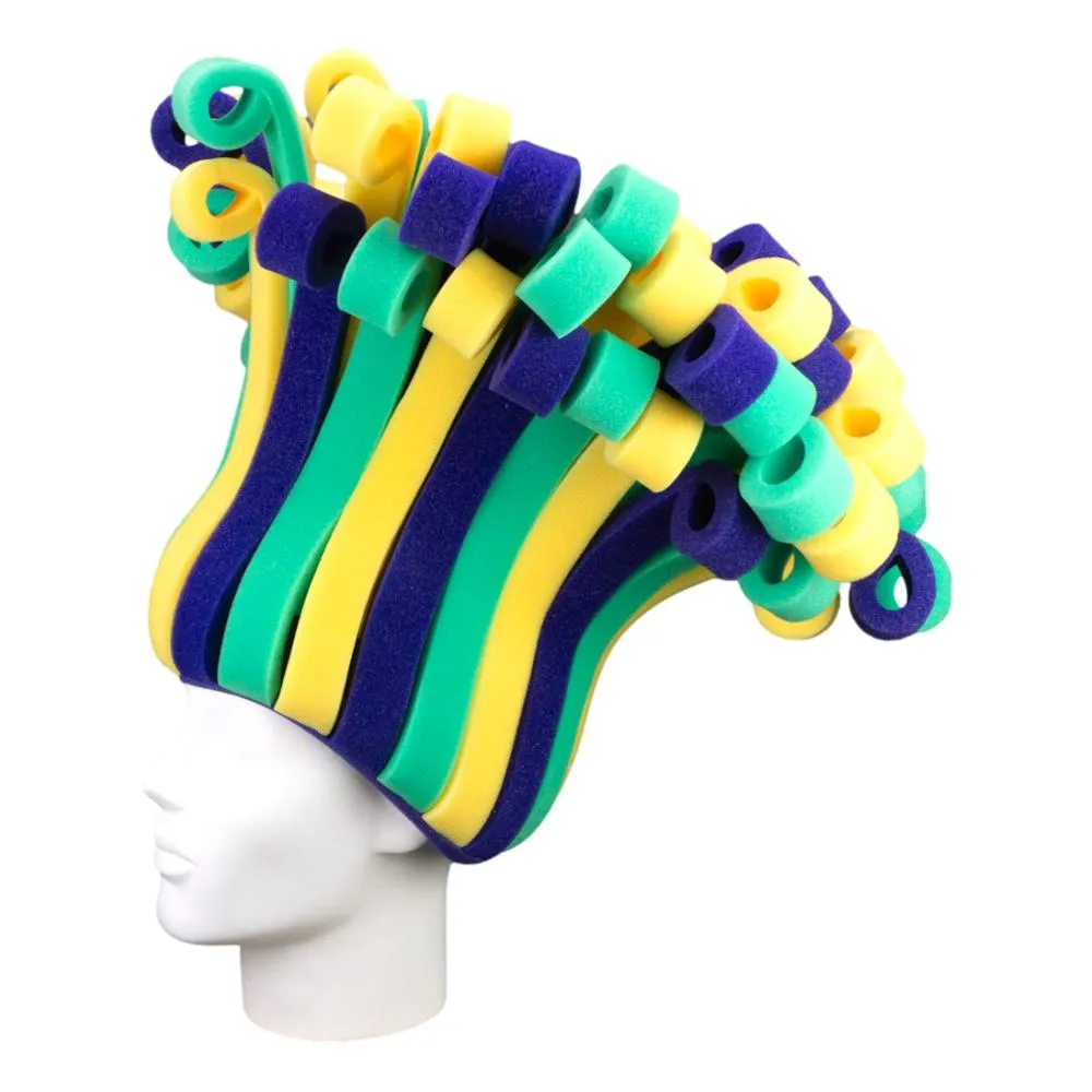 Mardi Gras Rainbow Wig Hat