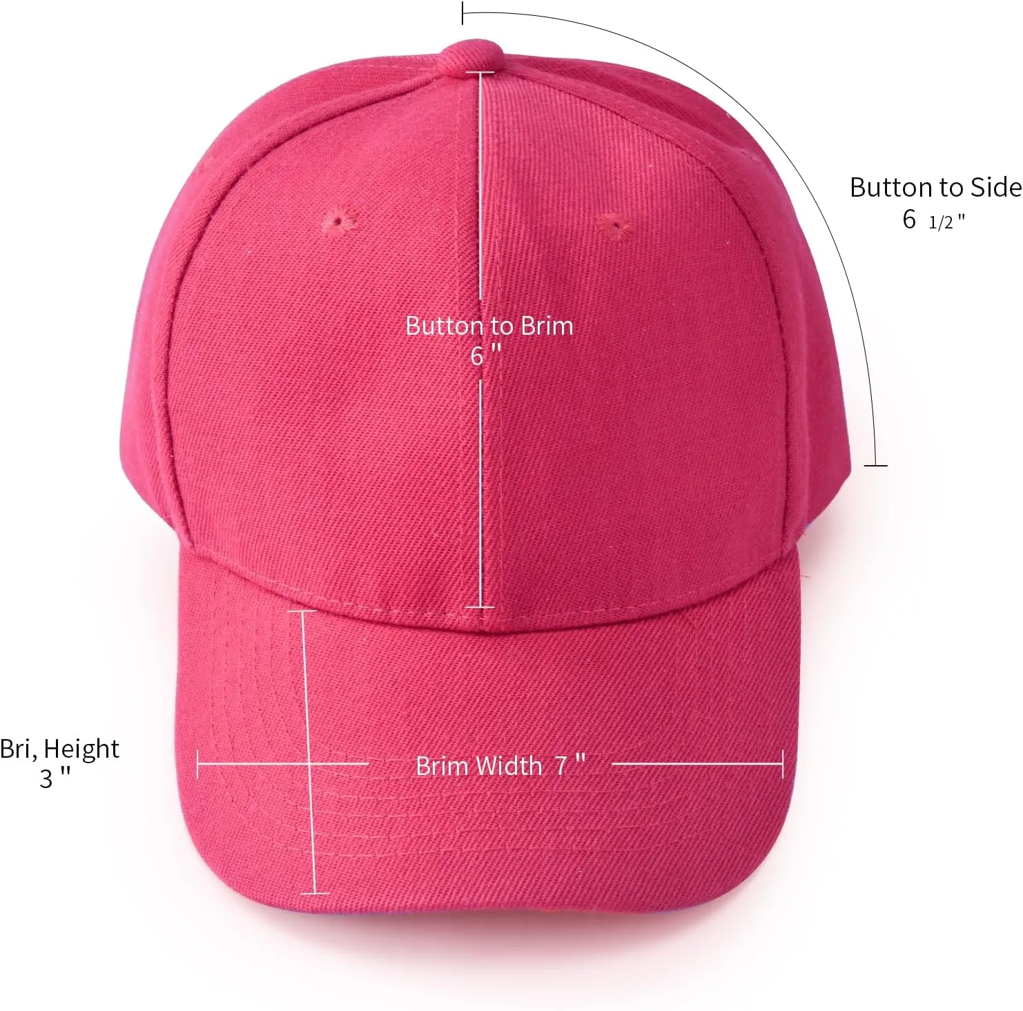 NOBONDO 12 Pack Unisex Baseball Caps - Bulk Wholesale Blank Plain Adjustable Hats for Men & Women