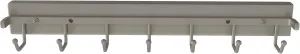 Rev-A-Shelf 14 Inch Pop Out Sliding Deluxe Belt and Tie Accessory Organization Rack Holder Hanger with 7 Hooks, Satin Nickel, BRCPOSL-14-SN-1