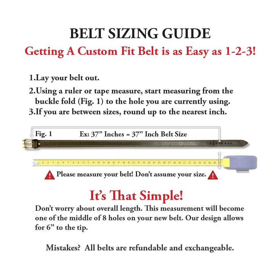 The HOWITZER Leather Gun Belt with KEVLAR®