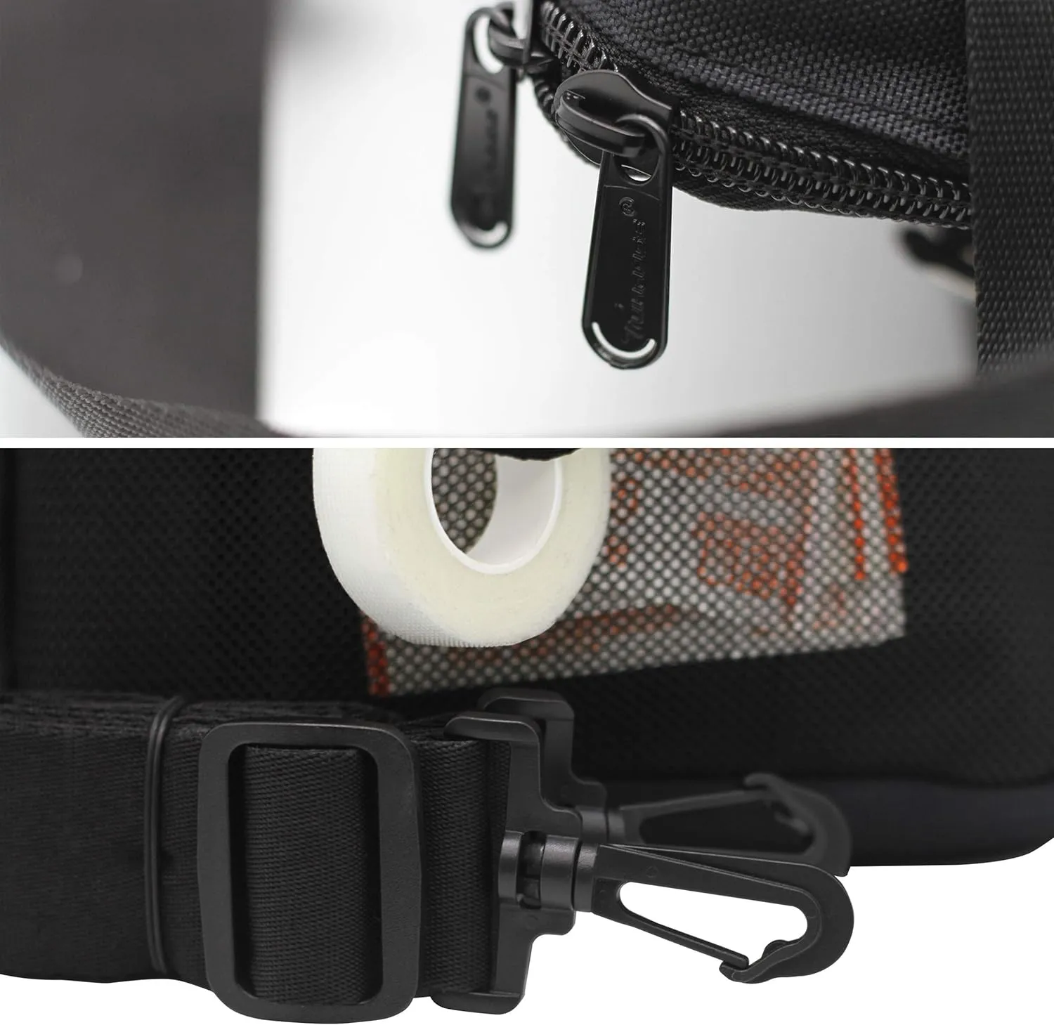 Tuhaoge Multifunctional Nurse Storage Bag Nurse Storage Bag Kit Practical Waist Bag Nurse Pocket Storage Bag (Black)